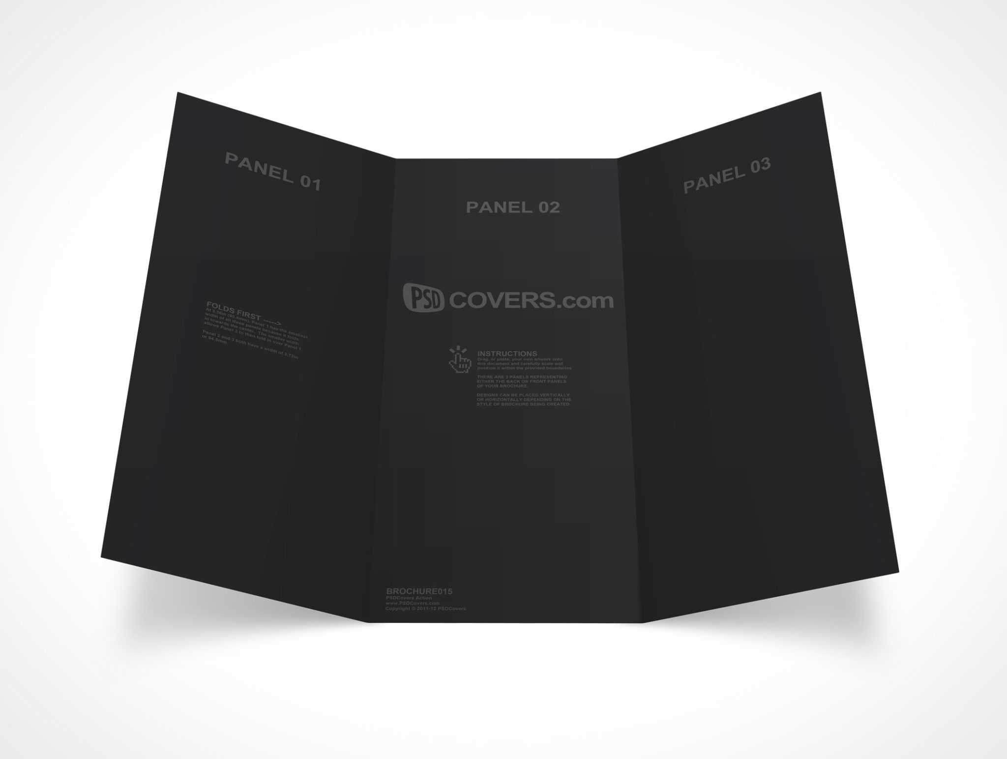 Three Panel Brochure Template 3607