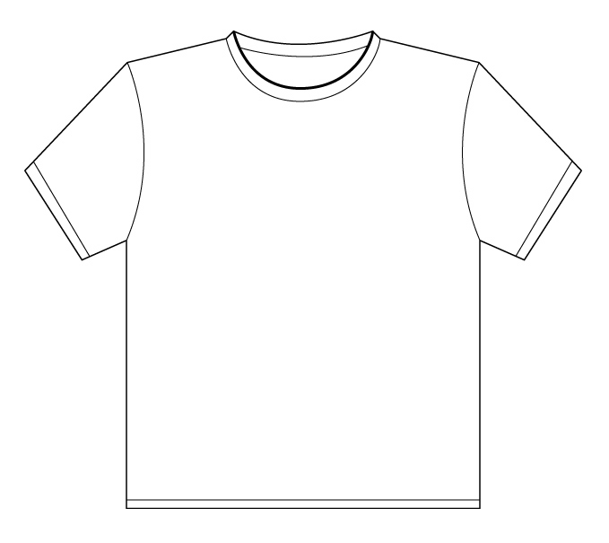 Blank Tshirt Template Printable